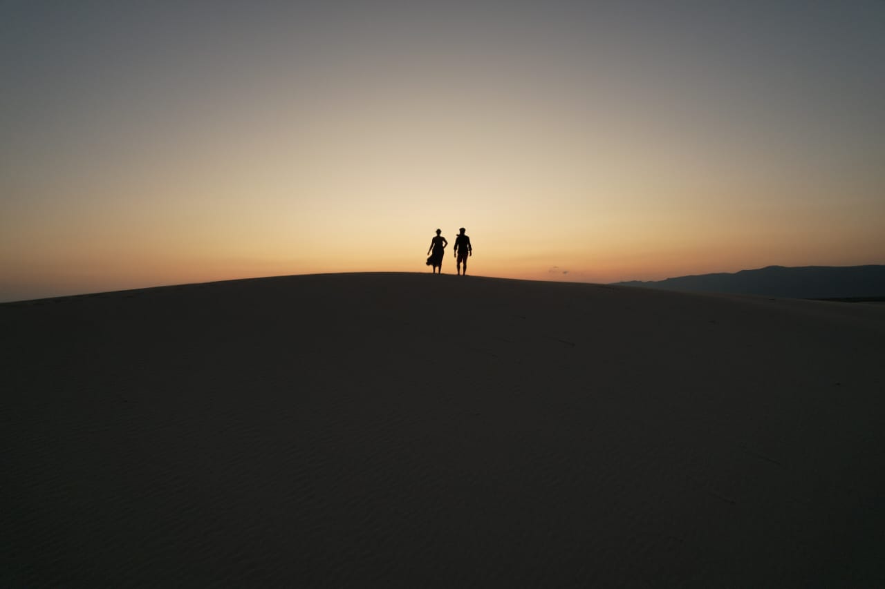 Sunset over the Socotra coast